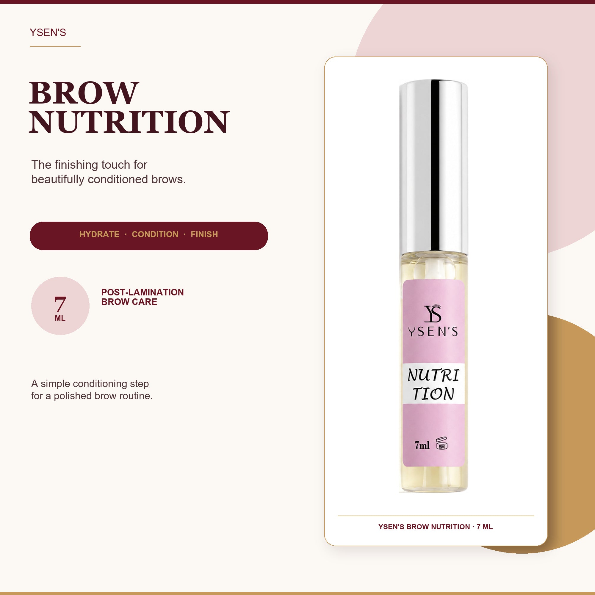YSEN’S Brow Nutrition Post-Lamination Conditioner – 7ml