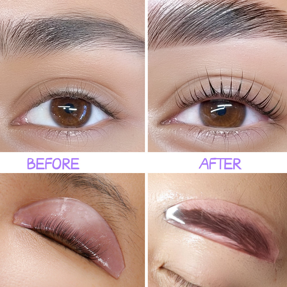 Ysen's Eyelash Lifting Pads, Self-Adhesive, 2 pieces, Korean glue-free eyelash lifting pads, Reusable, soft silicone eyelash pads for protection, for home or salon use.