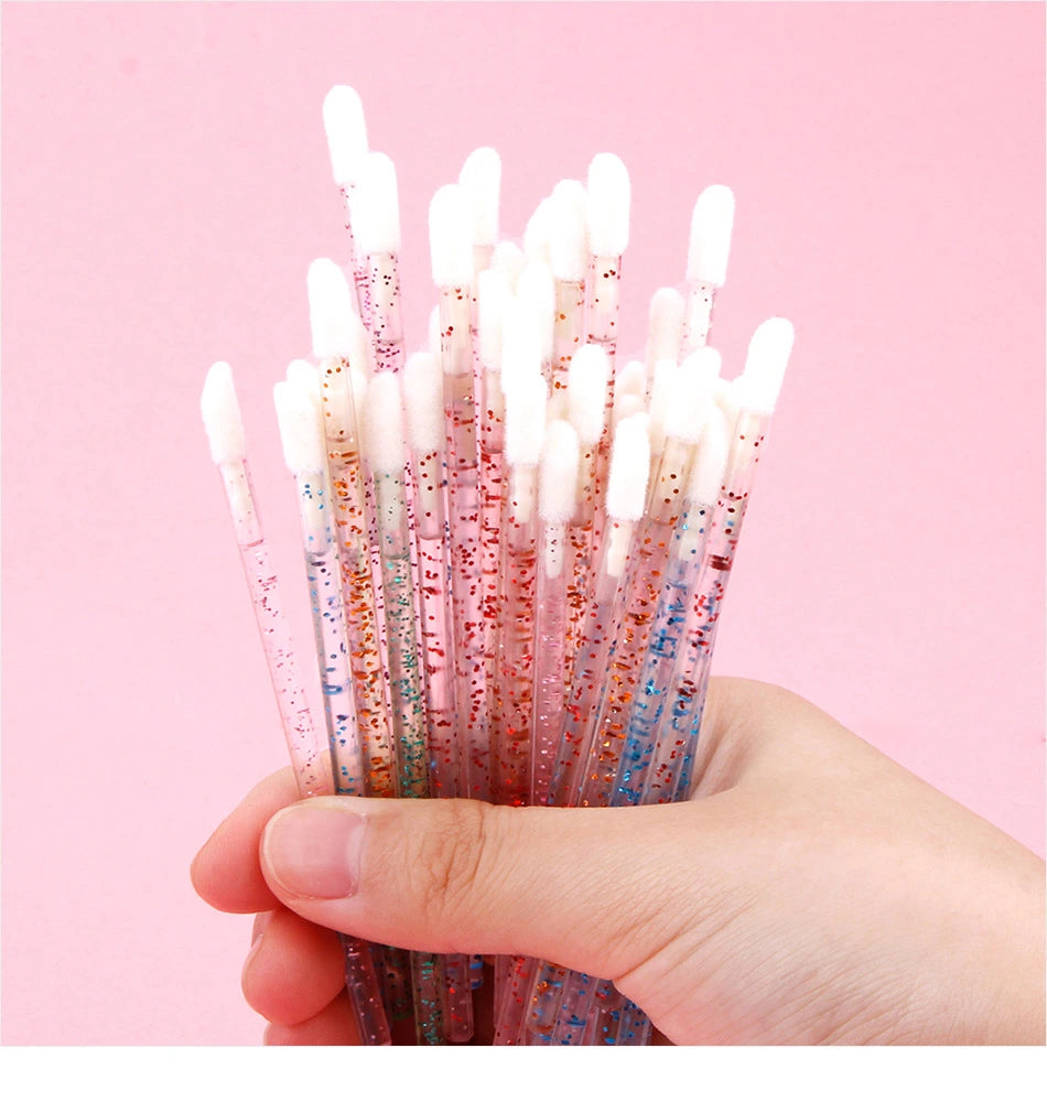 50Pcs Eyelash Lifting Lip Brush