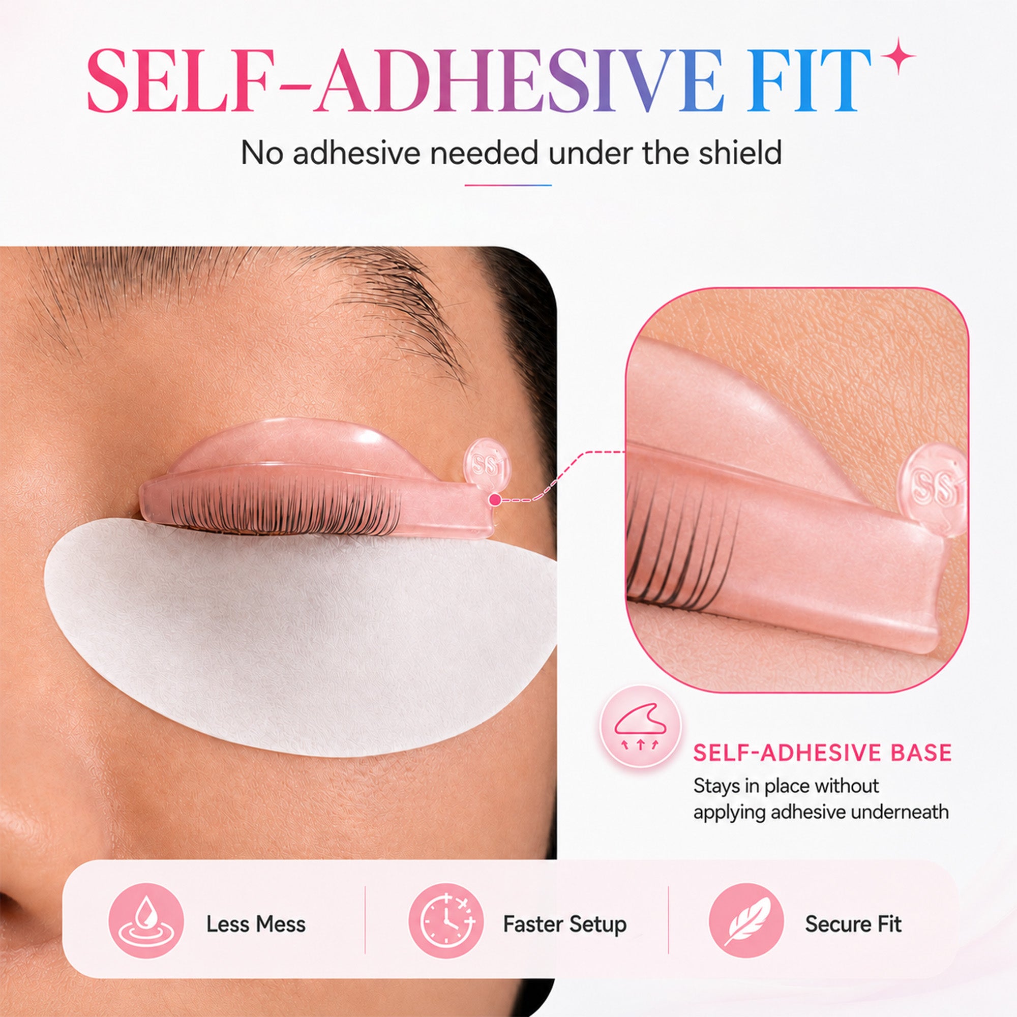 YSEN’S Self-Adhesive Upper + Lower Lash Lift Shields – 14PCS