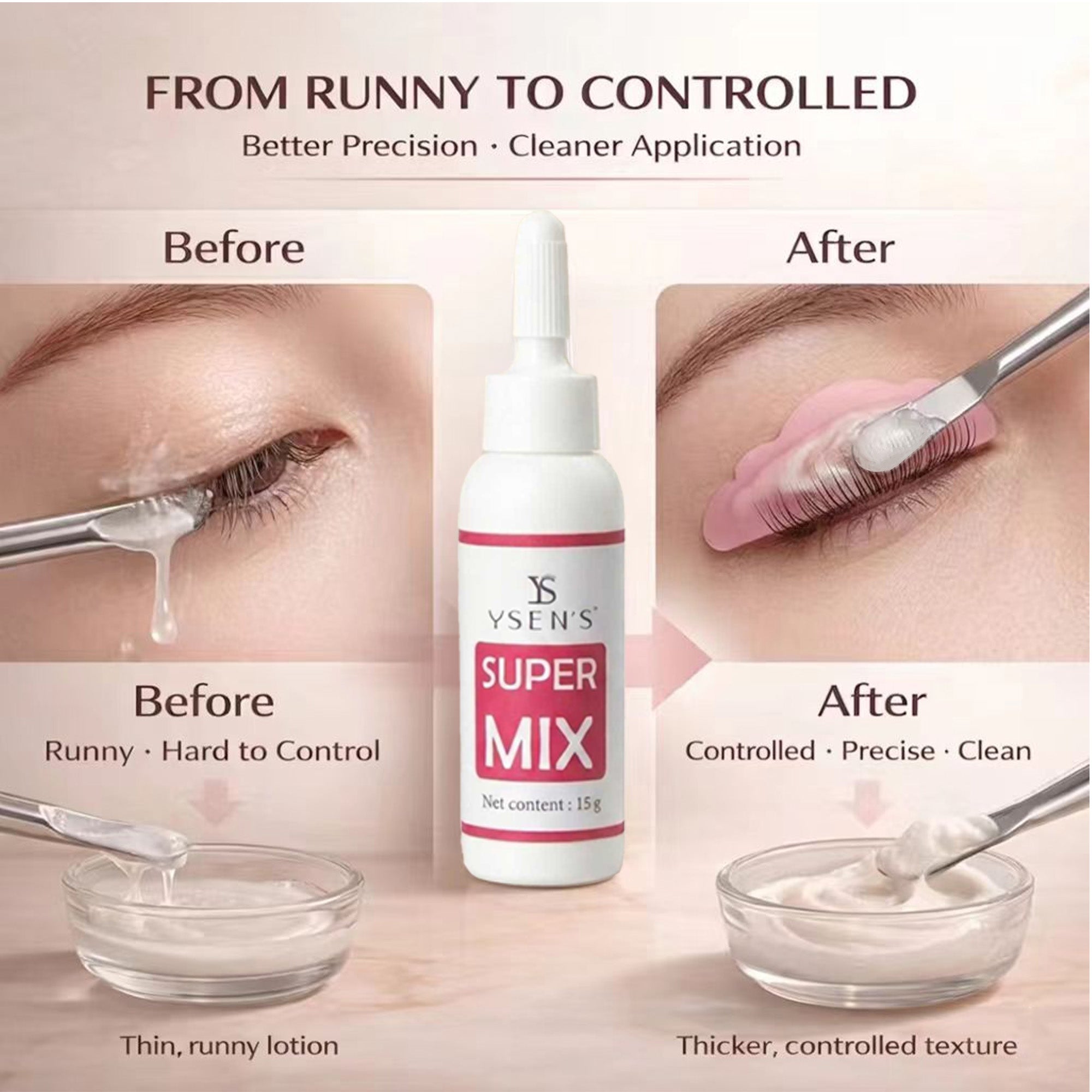 YSEN’S Korean Lash Lift Powder for Step 1 & 2 – 5g/15g