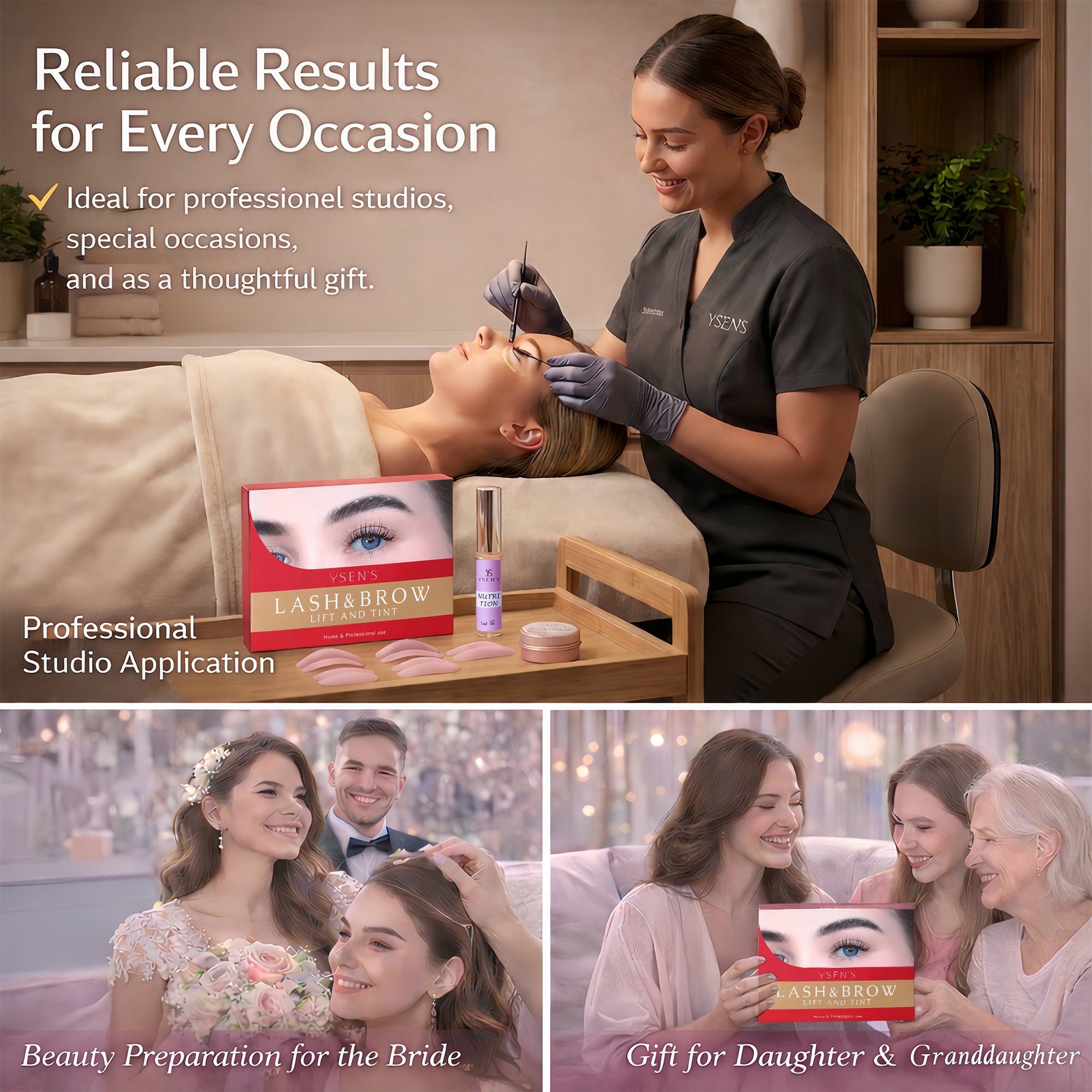 Ysen's Brow & Lash Lift and Tint Kit 2026 Upgraded Version