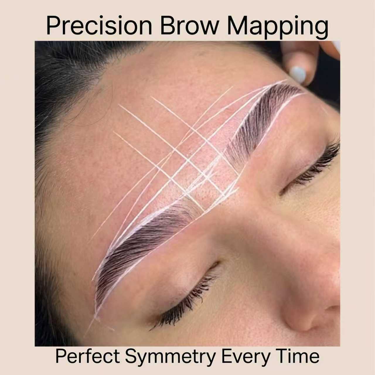Mapping String for Eyebrow Shaping(30m Black, White & Pink)