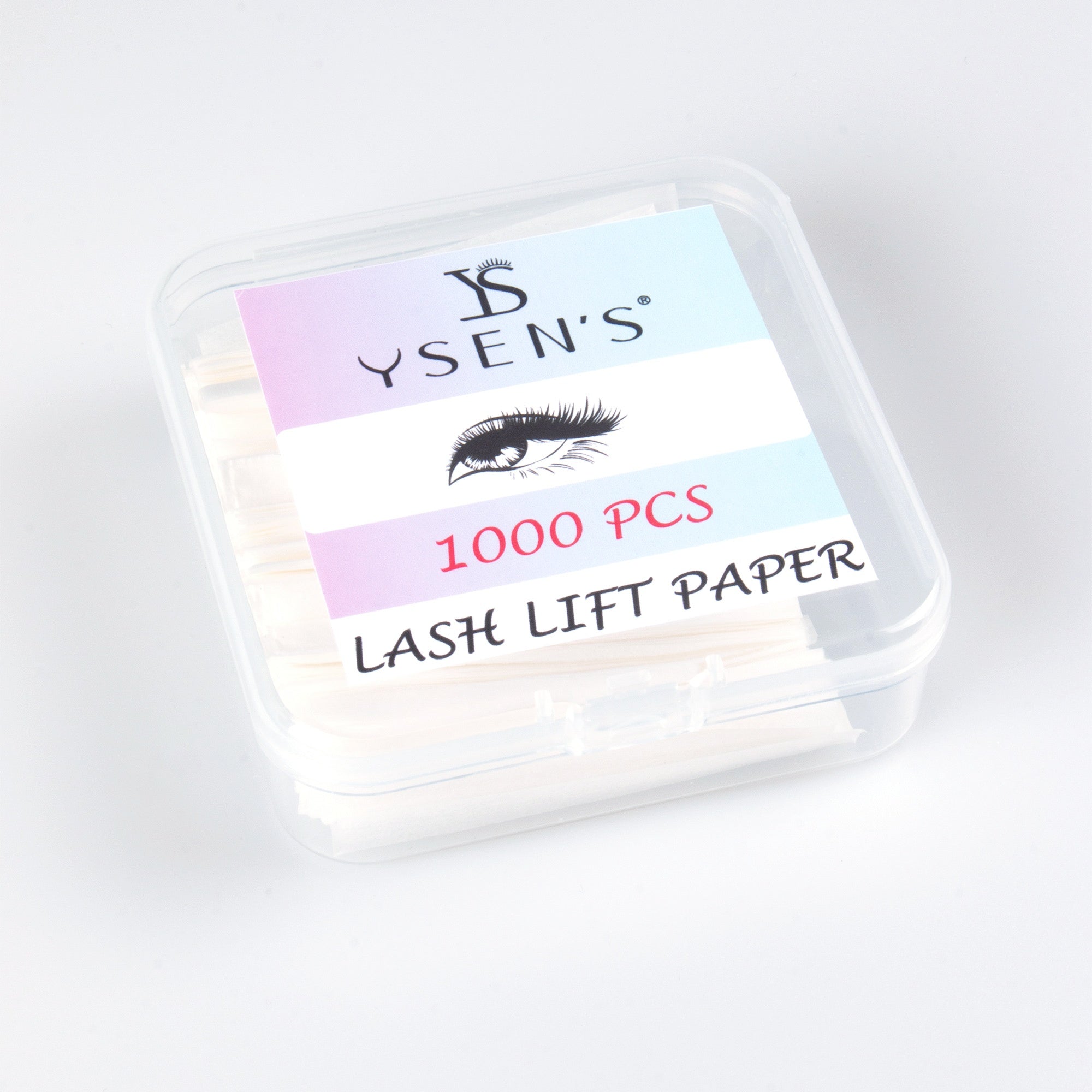 YSEN's Eyelash Lifting Paper, 1000 disposable pads, professional eyelash and eyebrow lifting covers for beauty salons.