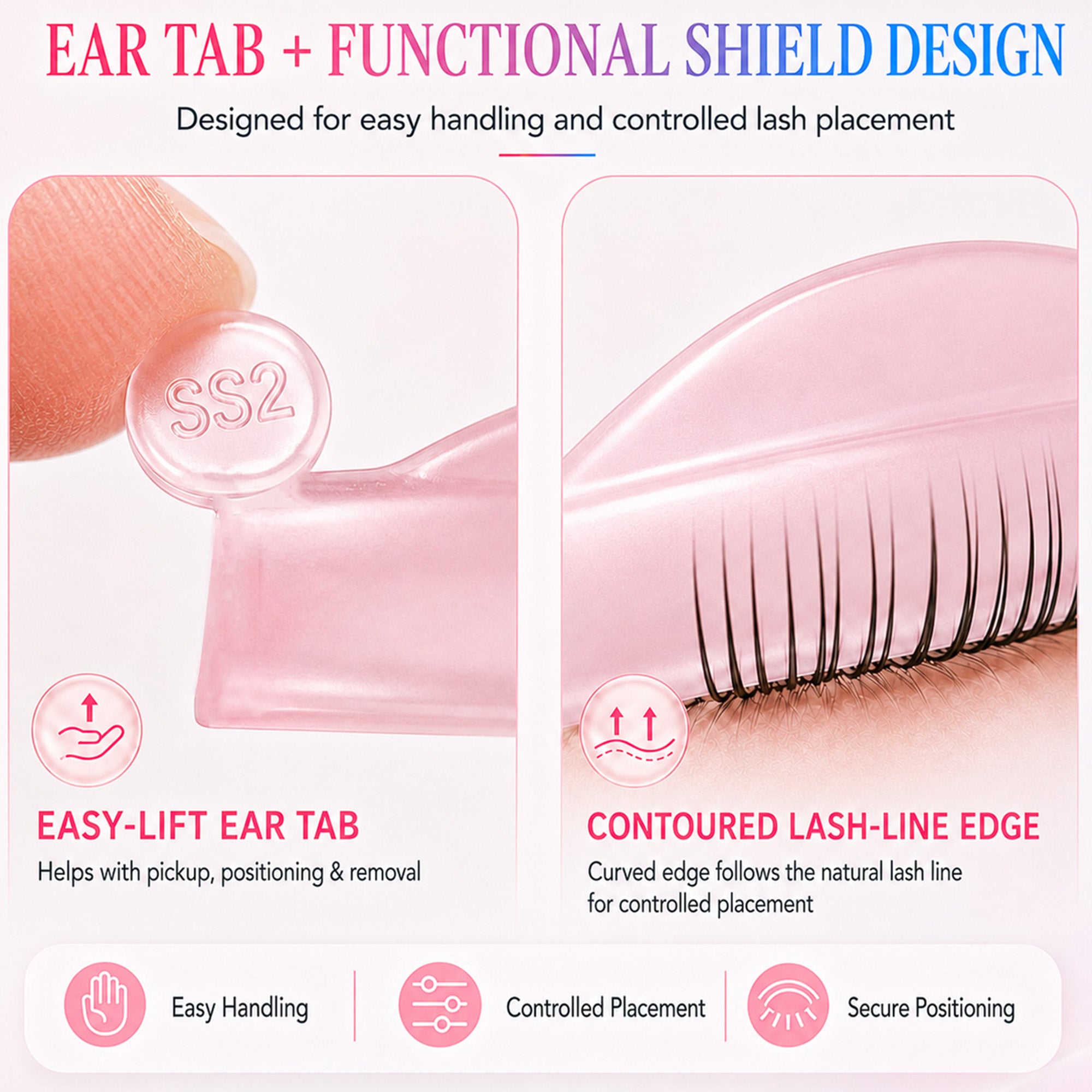 YSEN’S Self-Adhesive Upper + Lower Lash Lift Shields – 14PCS