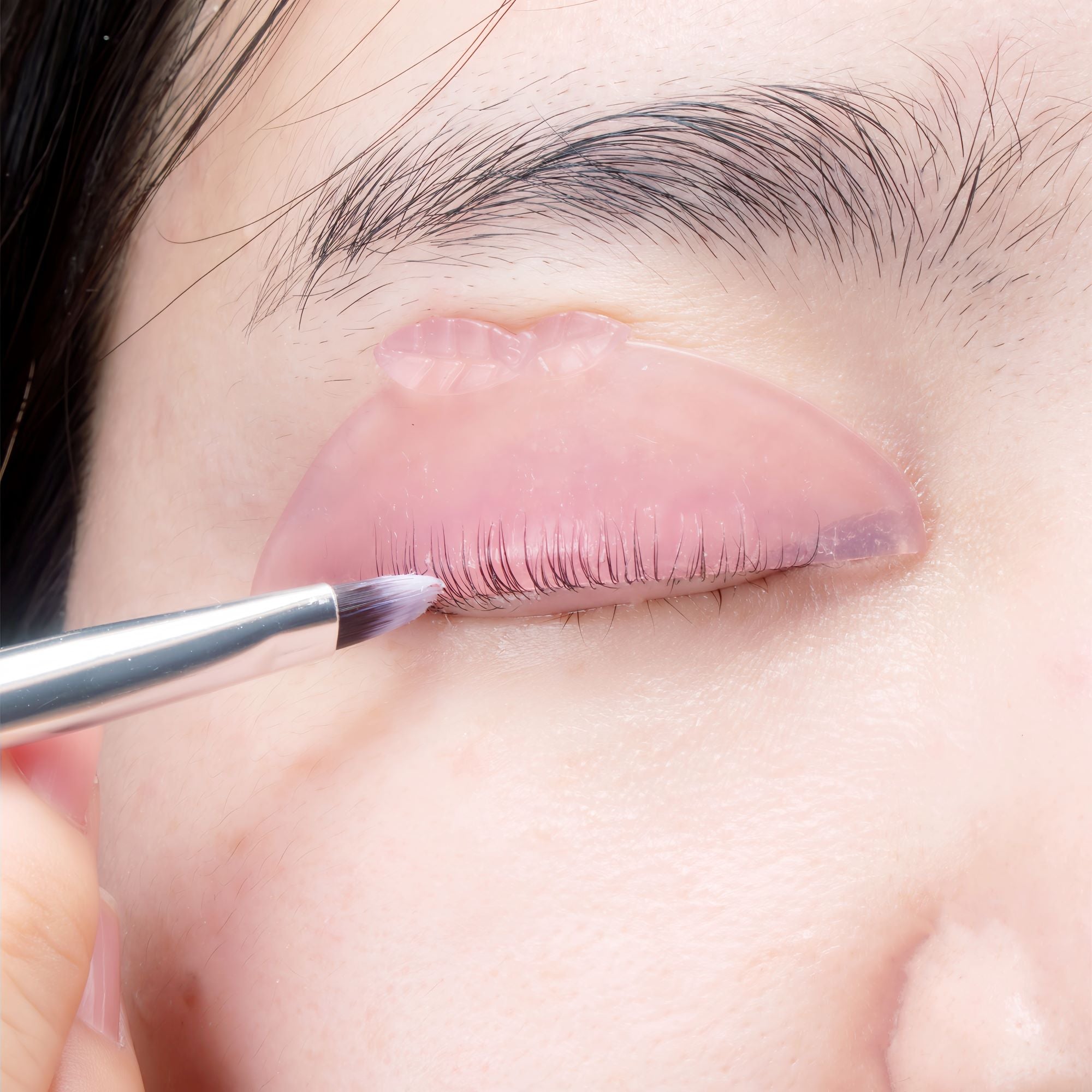 6PCS 3Pairs Peach styling Jelly Eyelash Lift Pad