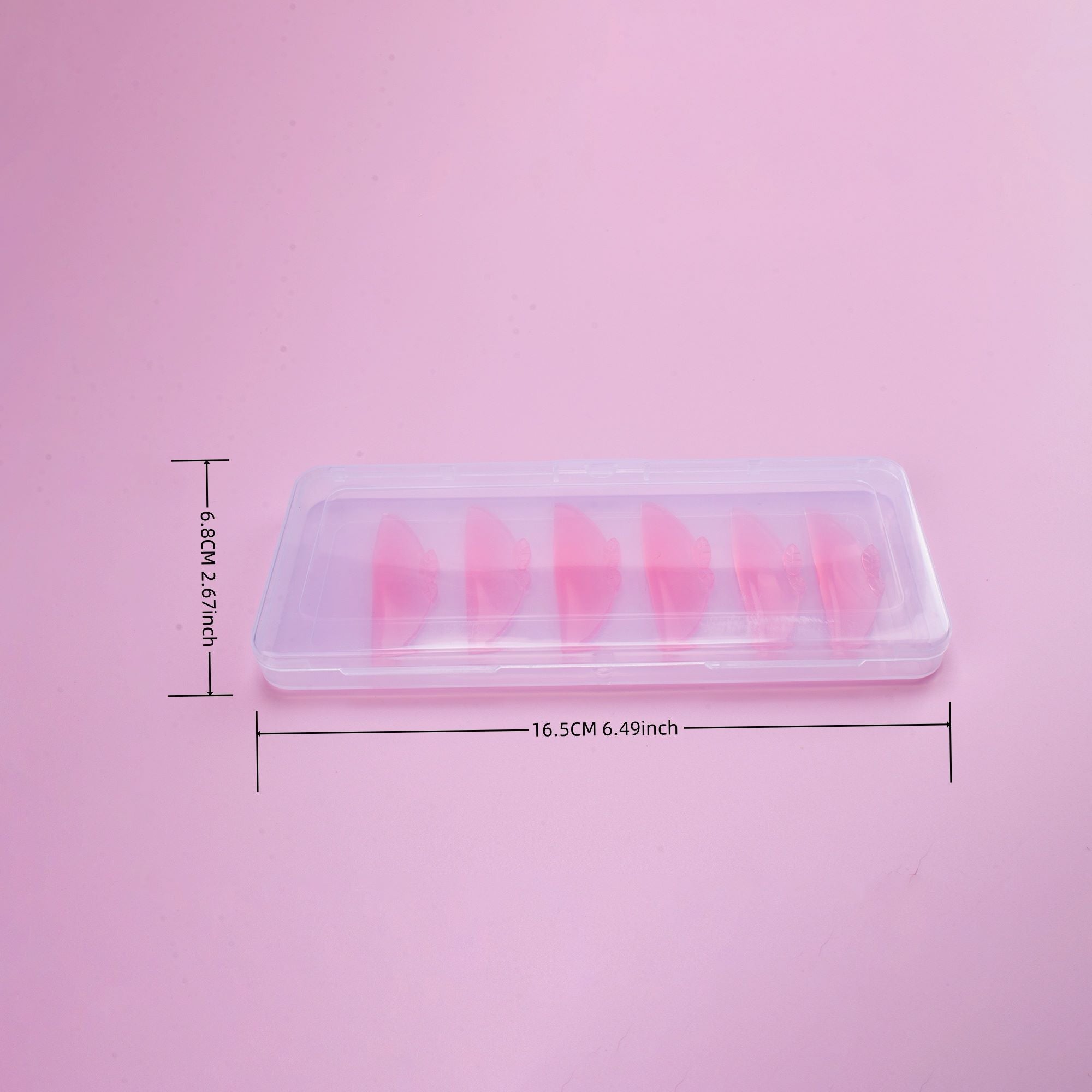 6PCS 3Pairs Peach styling Jelly Eyelash Lift Pad