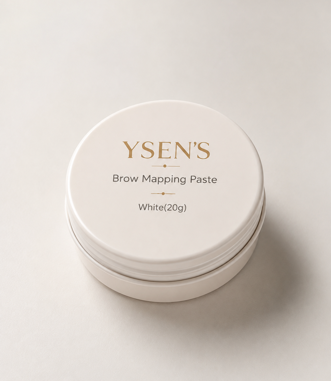 YSEN’S white brow mapping paste 20g jar for eyebrow outlining