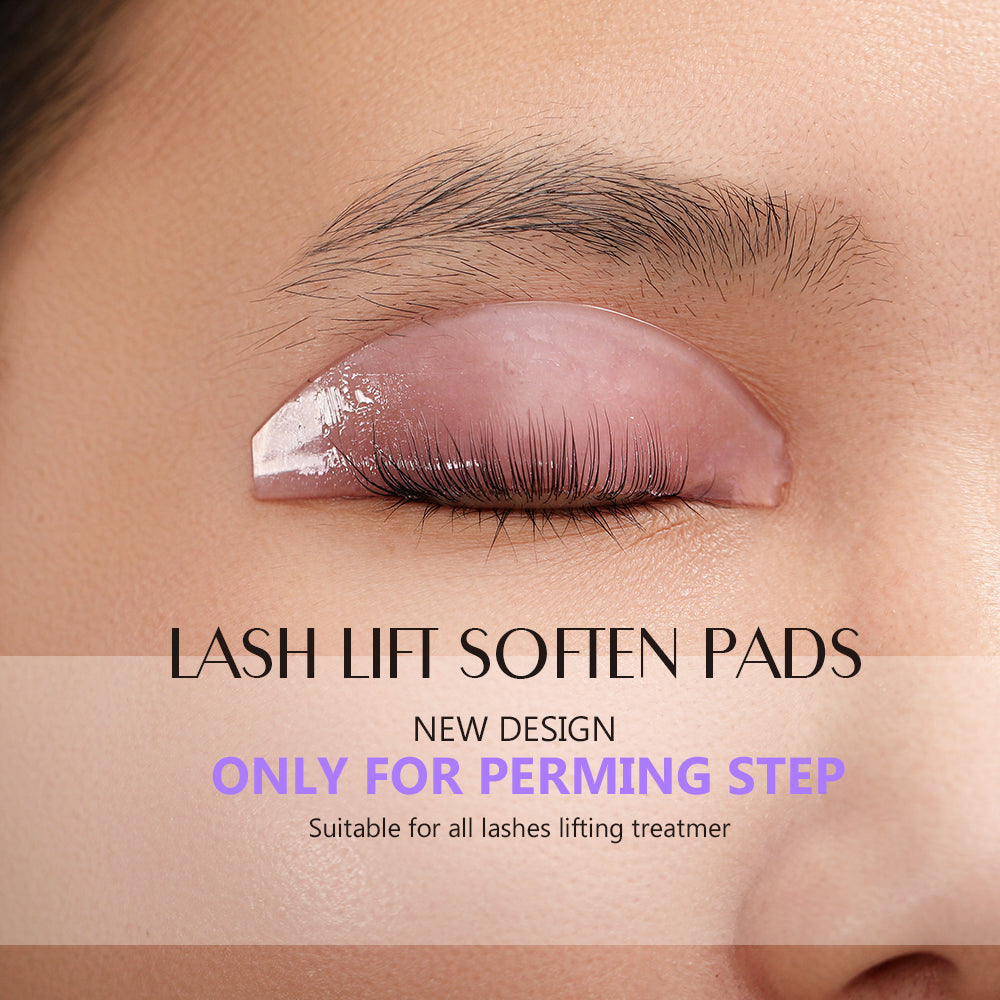 Ysen's Eyelash Lifting Pads, Self-Adhesive, 2 pieces, Korean glue-free eyelash lifting pads, Reusable, soft silicone eyelash pads for protection, for home or salon use.