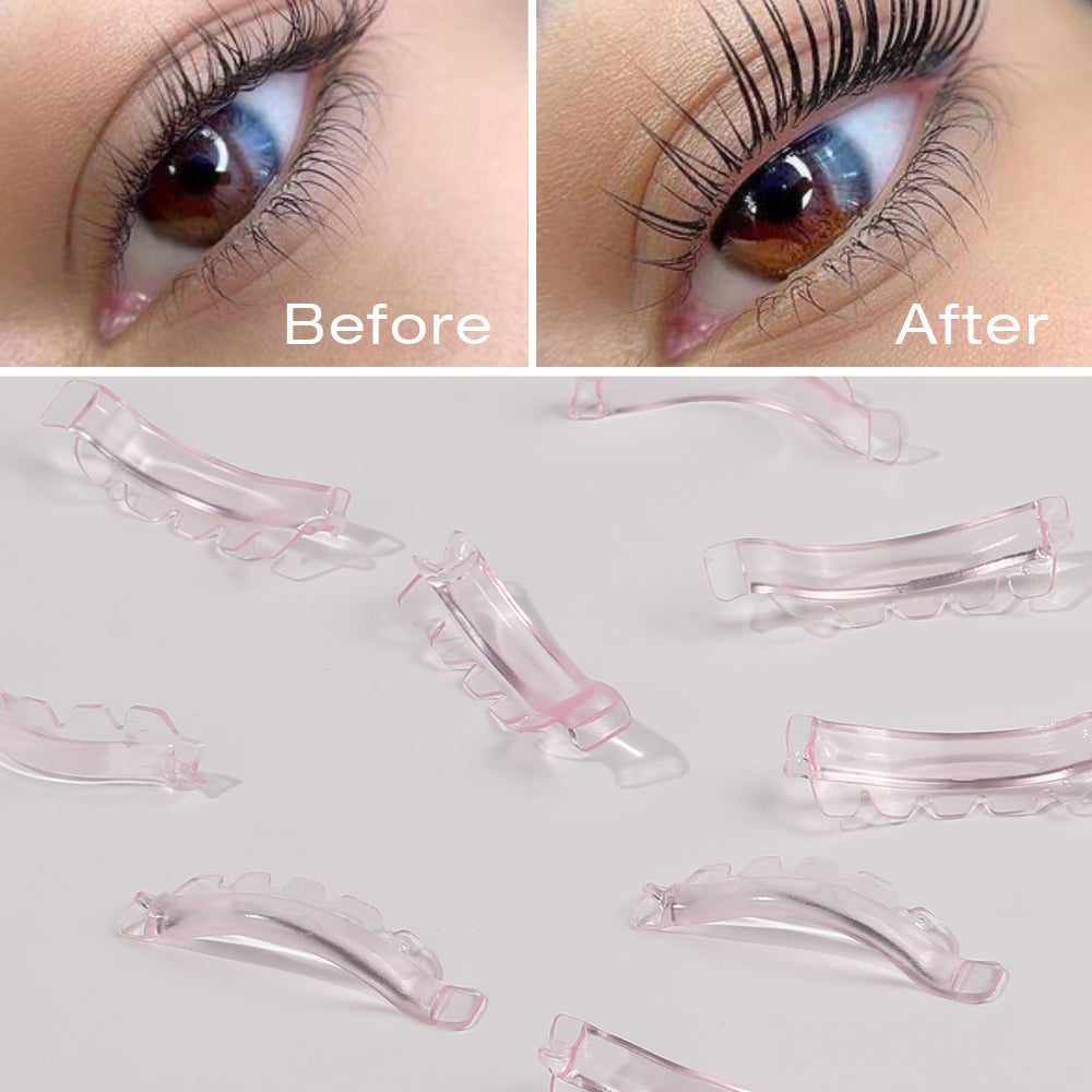 Ysen's Eyelash Lifting Pads, Self-Adhesive, 12 pieces, 6 sizes, Korean glue-free eyelash lifting pads, Reusable, soft silicone eyelash pads for protection, for home use or in the salon.