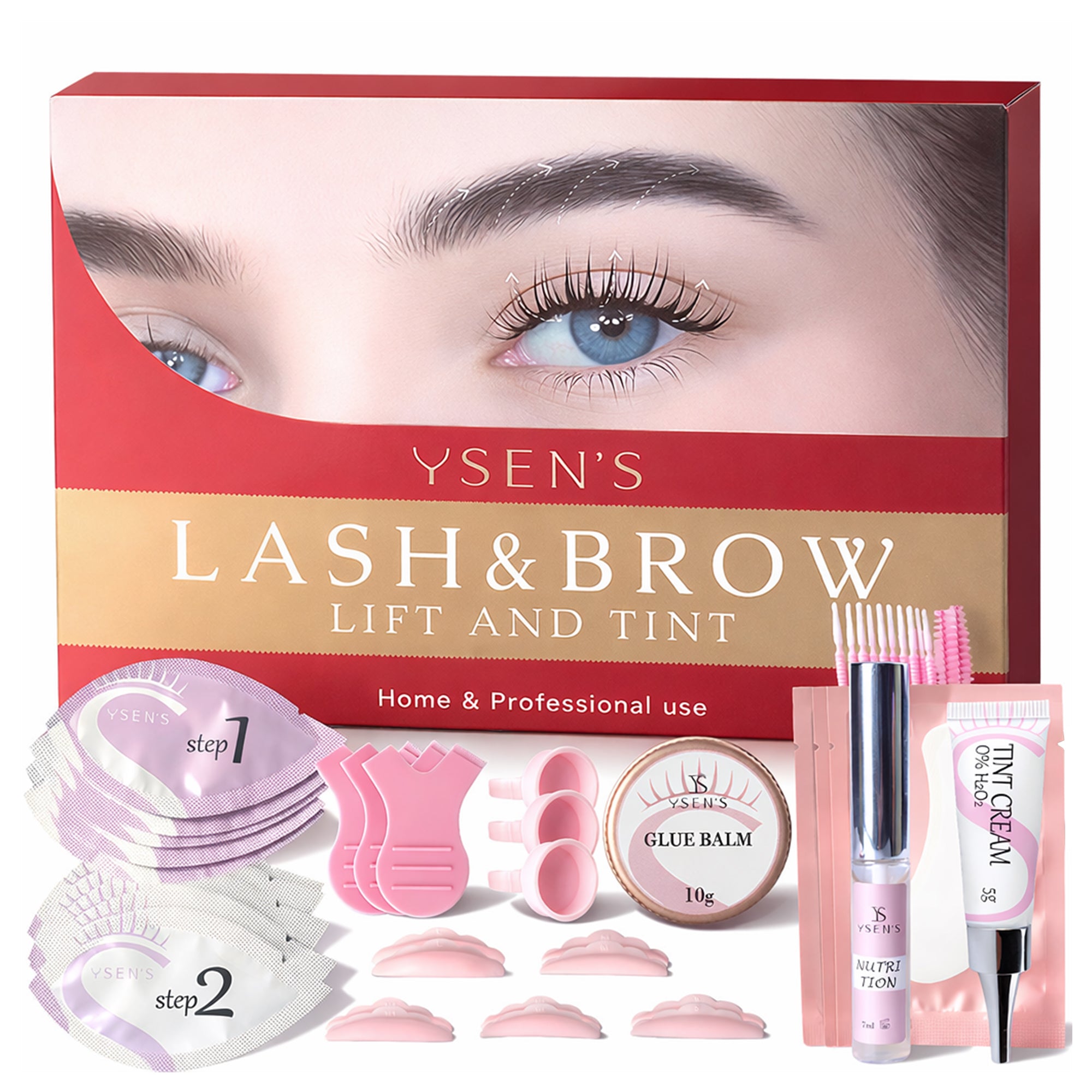 Ysen's Brow & Lash Lift and Tint Kit 2026 Upgraded Version