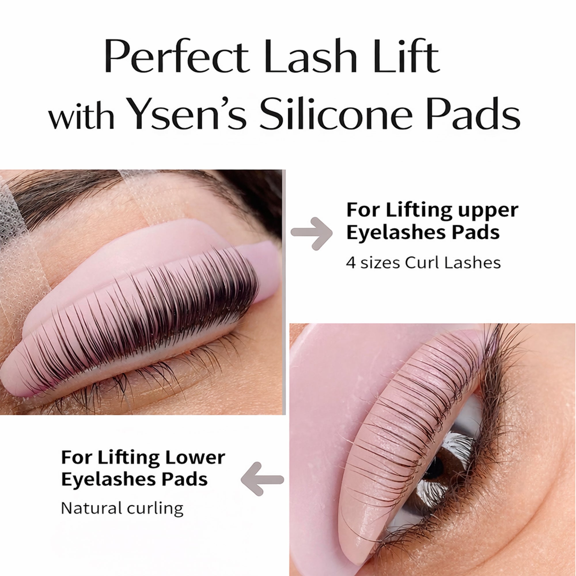 Ysen's Eyelash and Lower lashes Lift Pads