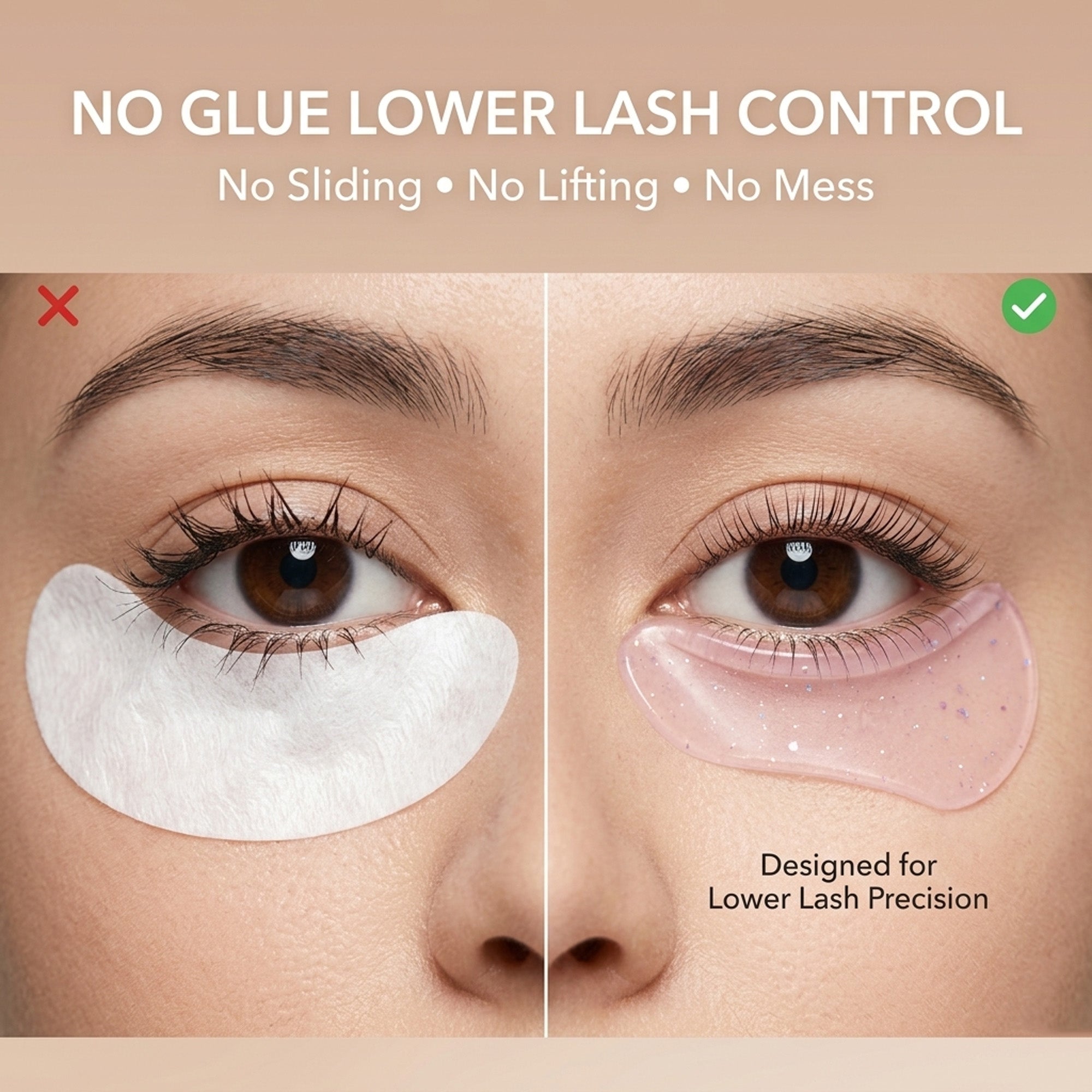 Ysen's Lash Lift Shields, Korean Lash Lift Shields for Lower Lashes 2pcs