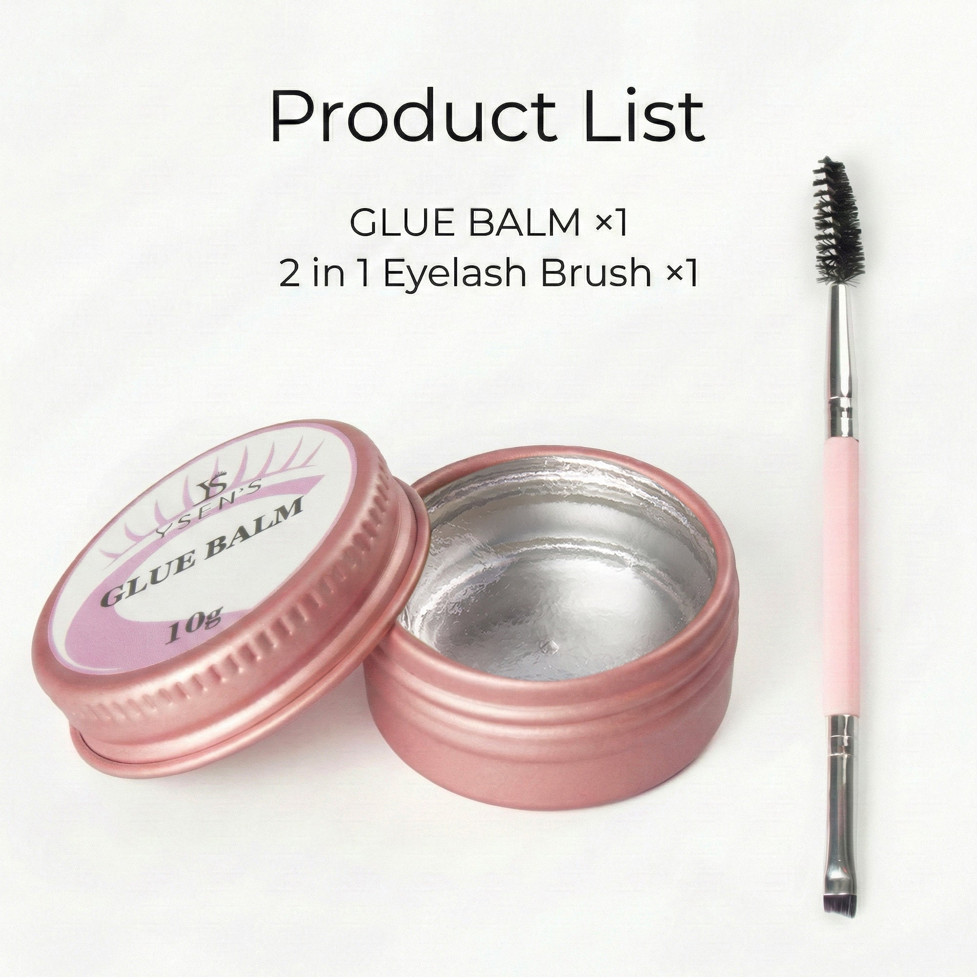 Ysen’s Lash Lift Glue Balm – Lash Lift Adhesive for Eyelash Perm & Brow Lamination, Strong Hold 2-in-1, Quick Dry, LVL & Korean Lash System, Professional Salon, 10g