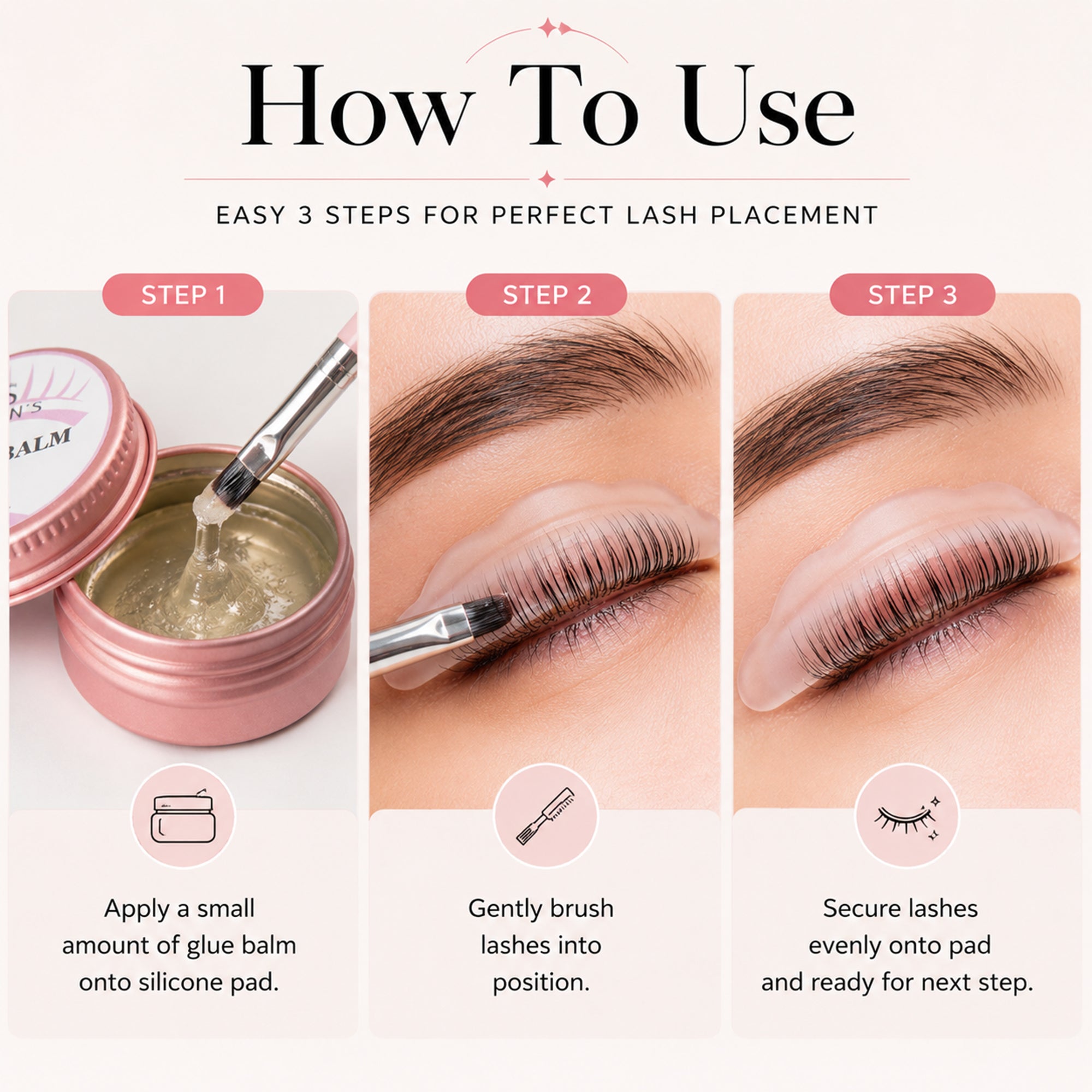 Ysen’s Lash Lift Glue Balm – Lash Lift Adhesive for Eyelash Perm & Brow Lamination, Strong Hold 2-in-1, Quick Dry, LVL & Korean Lash System, Professional Salon, 10g