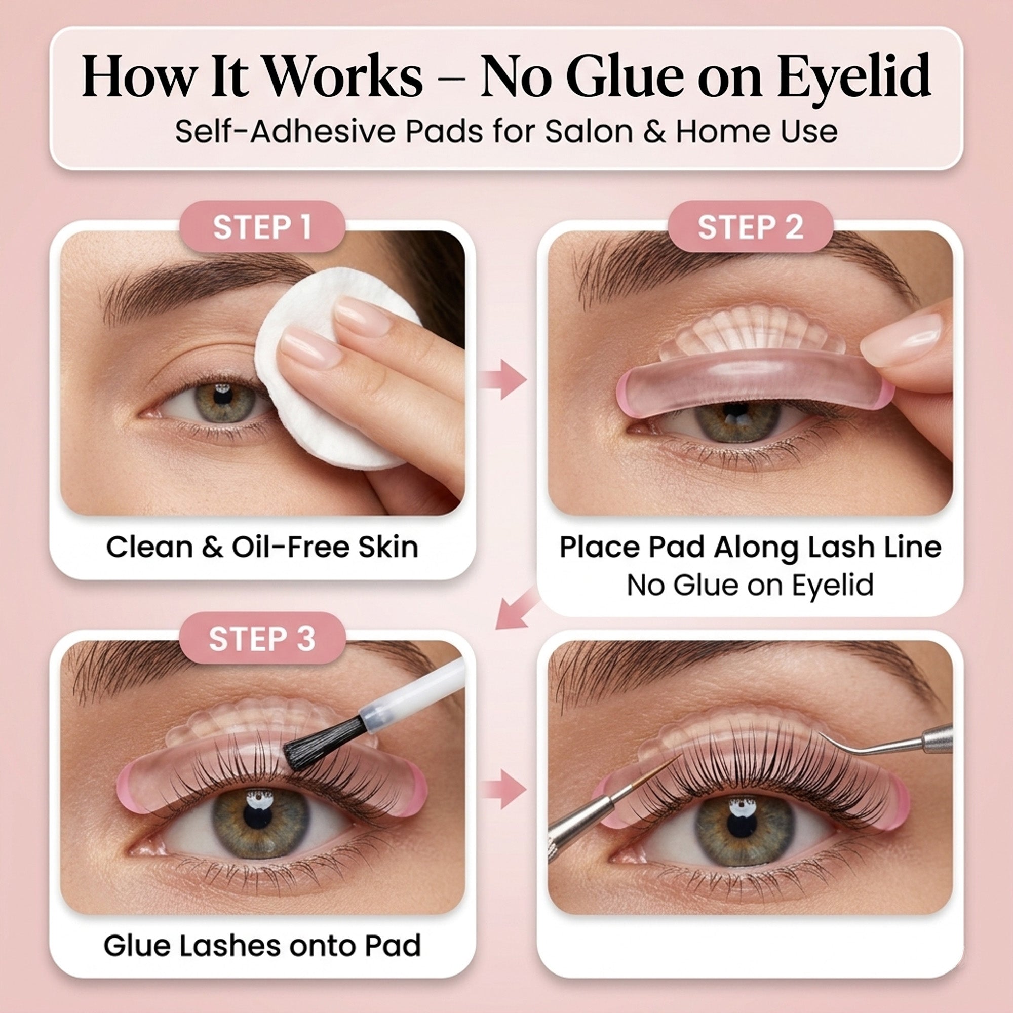 Ysen's Korean Lash Lift Pads Self Adhesive