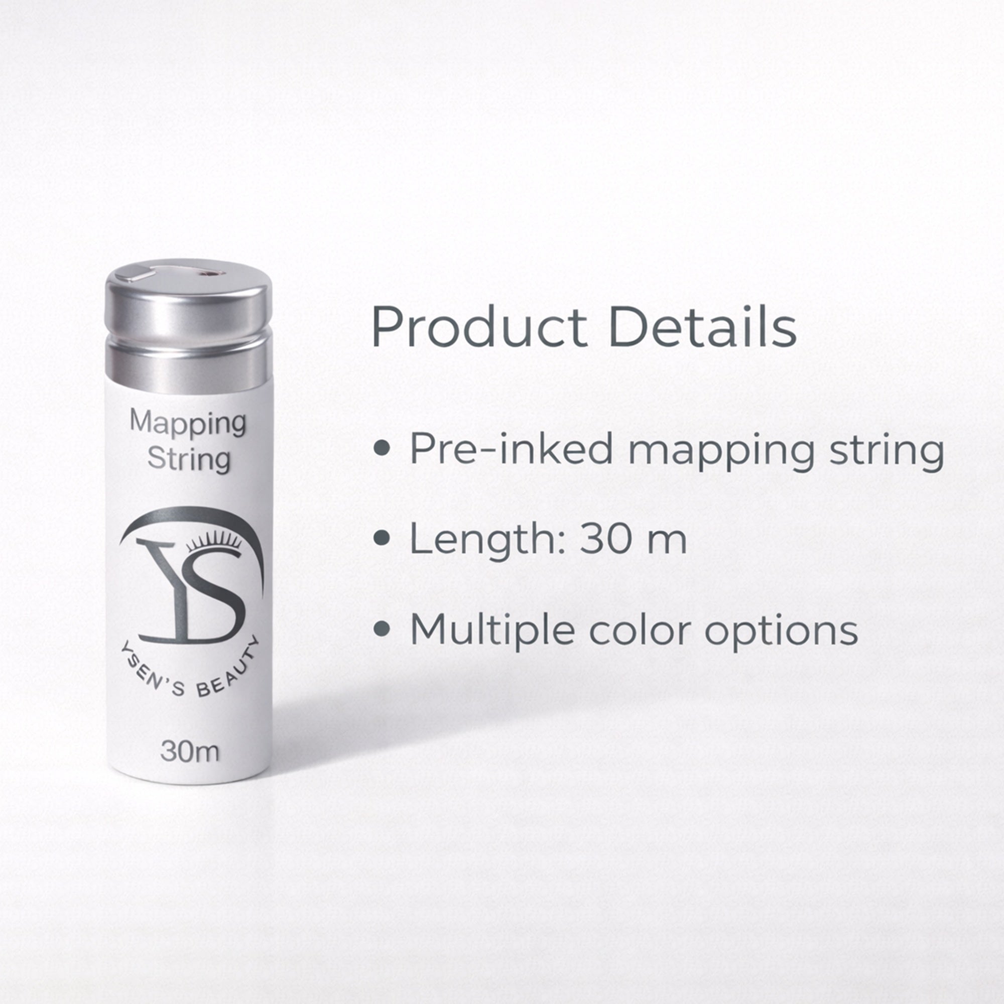 Mapping String for Eyebrow Shaping（30m Black, White & Pink)