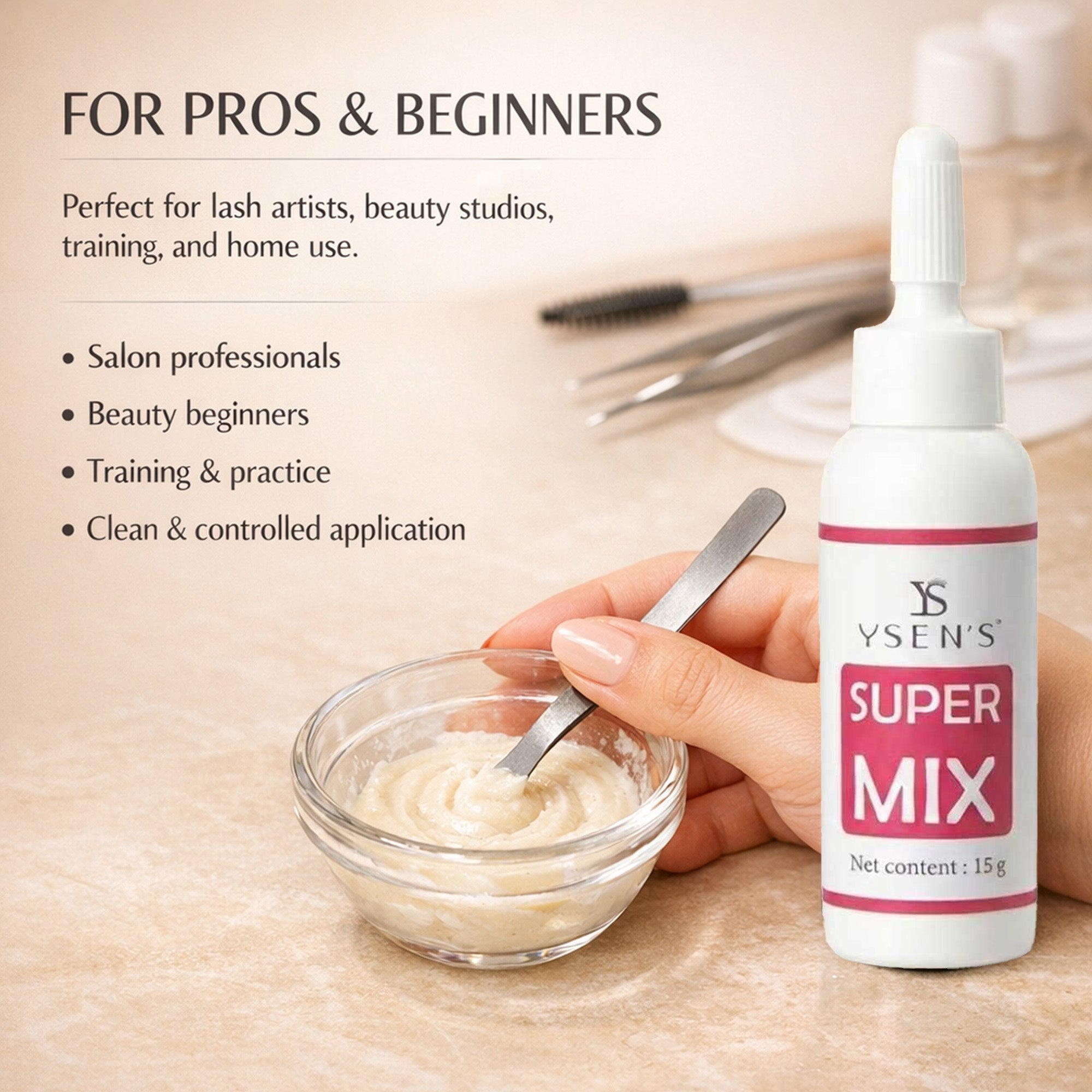 YSEN’S Korean Lash Lift Powder for Step 1 & 2 – 5g/15g