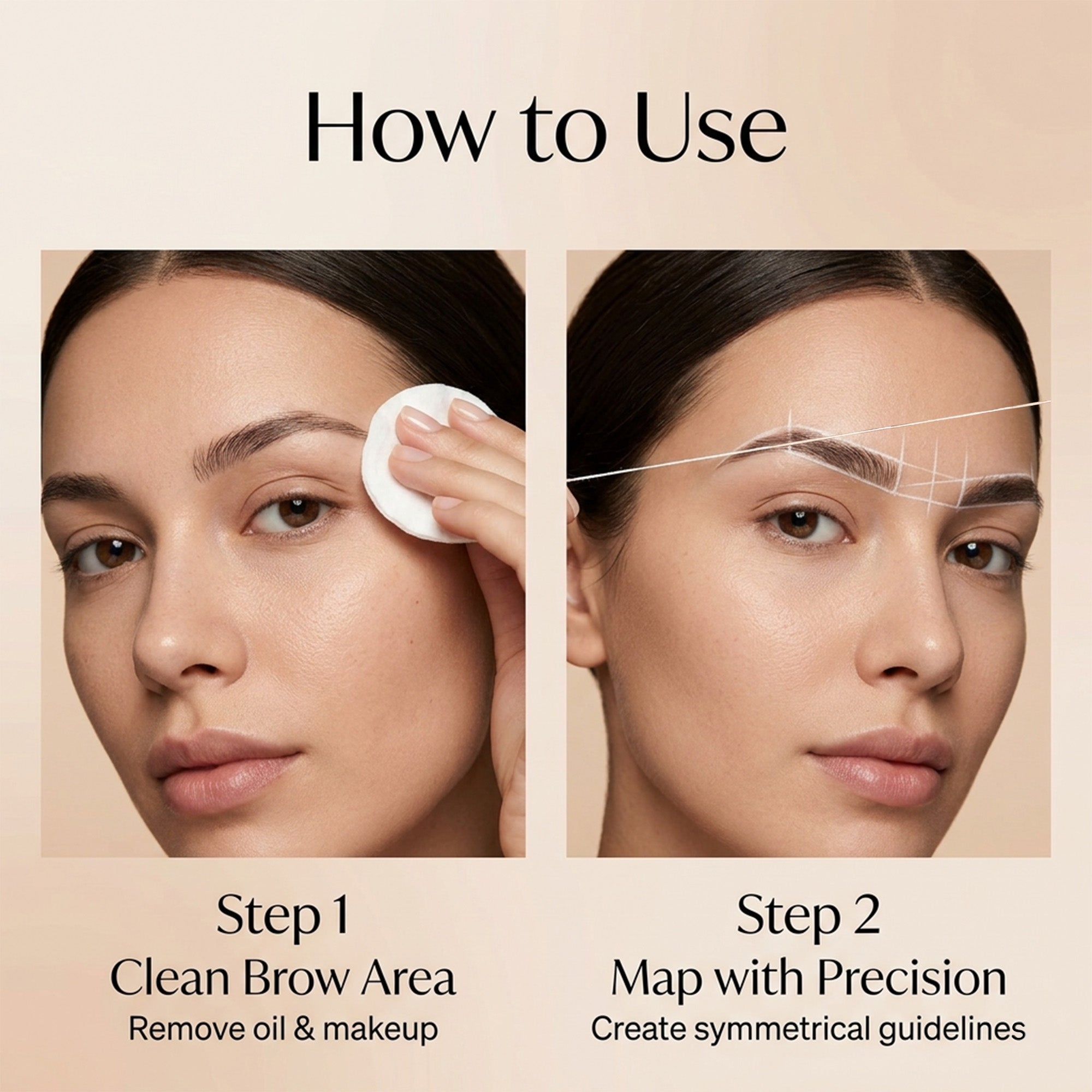 Mapping String for Eyebrow Shaping（30m Black, White & Pink)