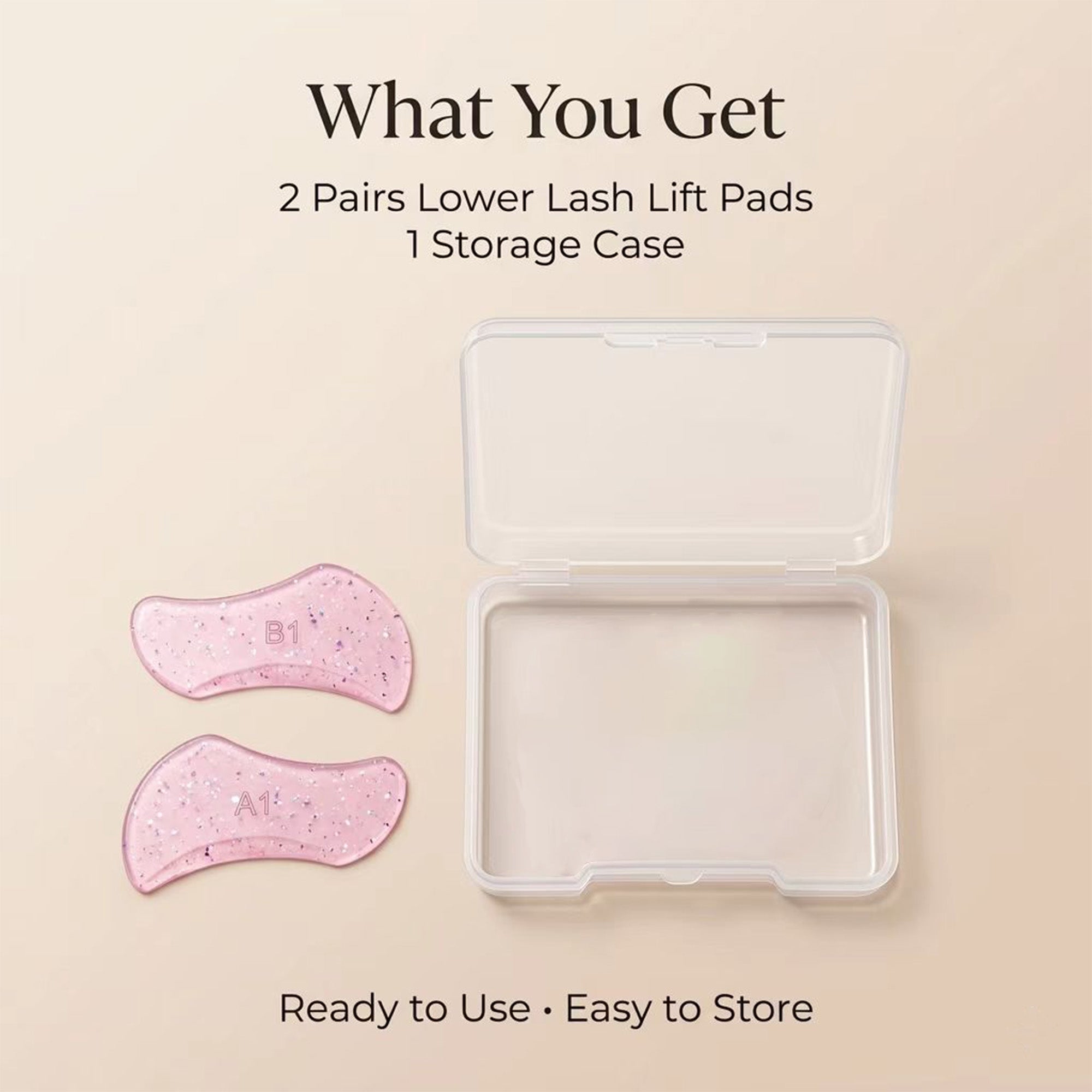 Ysen's Lash Lift Shields, Korean Lash Lift Shields for Lower Lashes 2pcs