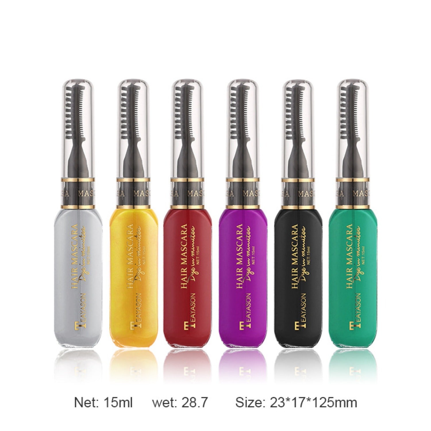 13pcs disposable eyelashes and hair Tint, suitable for holiday parties, wedding use