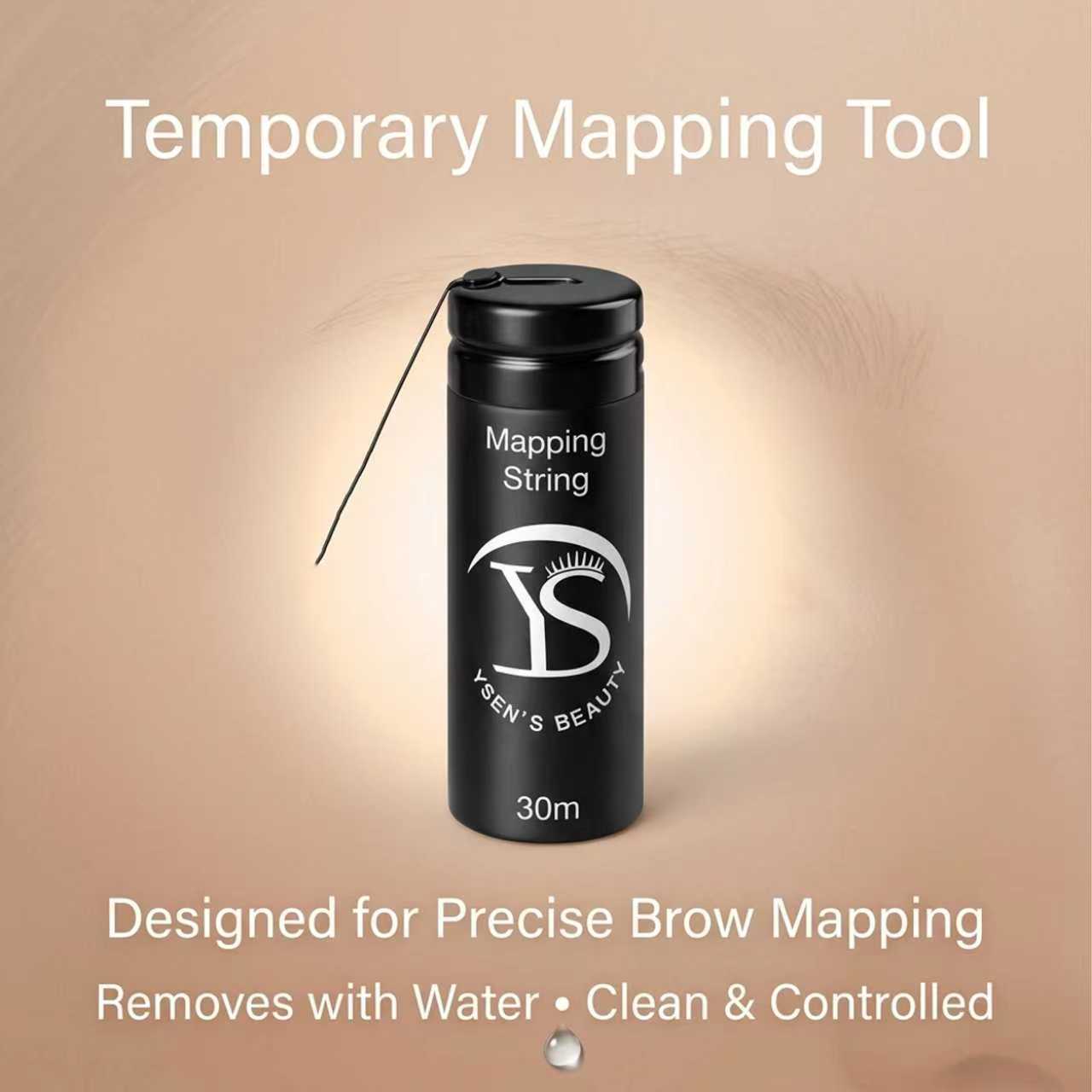 Mapping String for Eyebrow Shaping（30m Black, White & Pink)