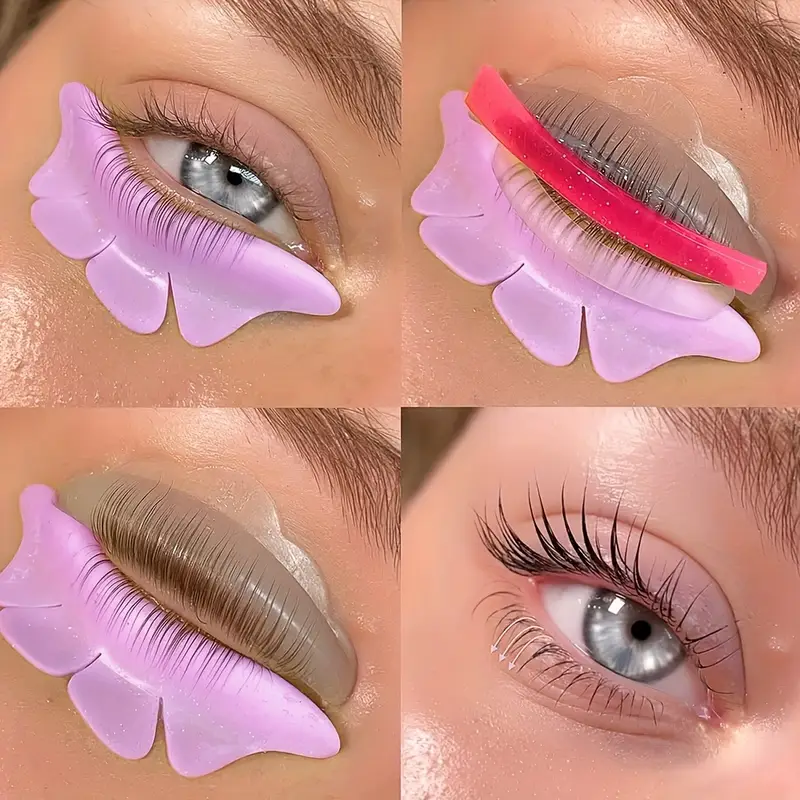 Ysen's Eyelash Lifting Pads, 2 pieces of upper and lower eyelash lifting pads, super soft and skin-friendly, suitable for home use and professional salon use.