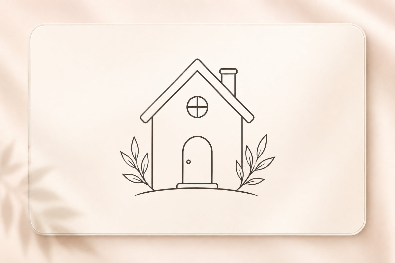 House illustration representing informed home users reviewing lash lift product directions