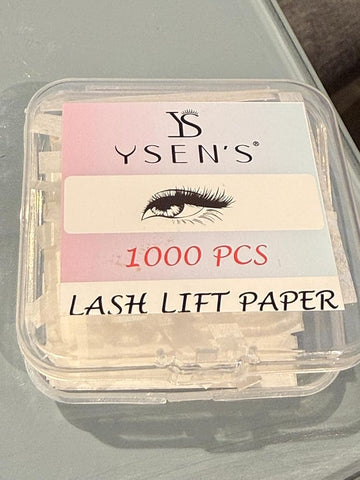 Customer review image - YSEN’S Lash Lift Paper Strips   – 1000PCS