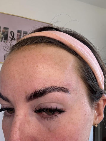 Customer review image - YSEN’S Brow Lamination Kit – 5   Treatments with Glue Balm & Brow Care