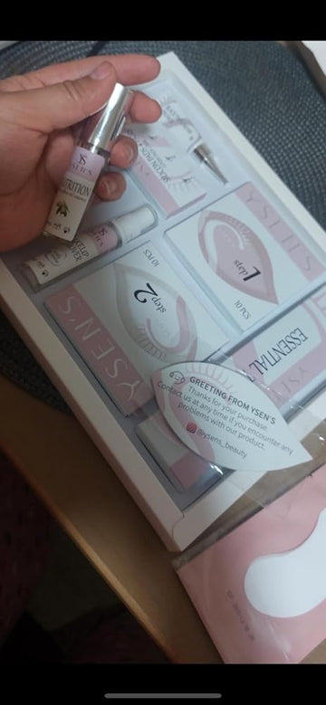 Customer review image - YSEN’S Lash & Brow Lift +   Brow Tint Basic Kit