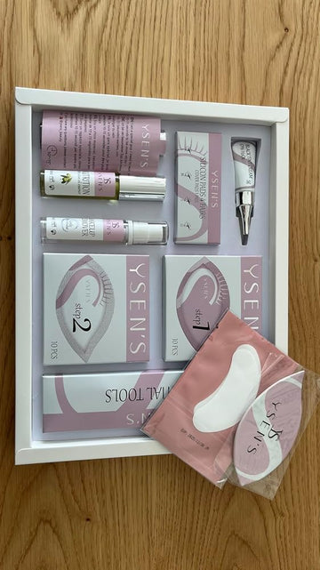Customer review image - YSEN’S Lash & Brow Lift +   Brow Tint Basic Kit