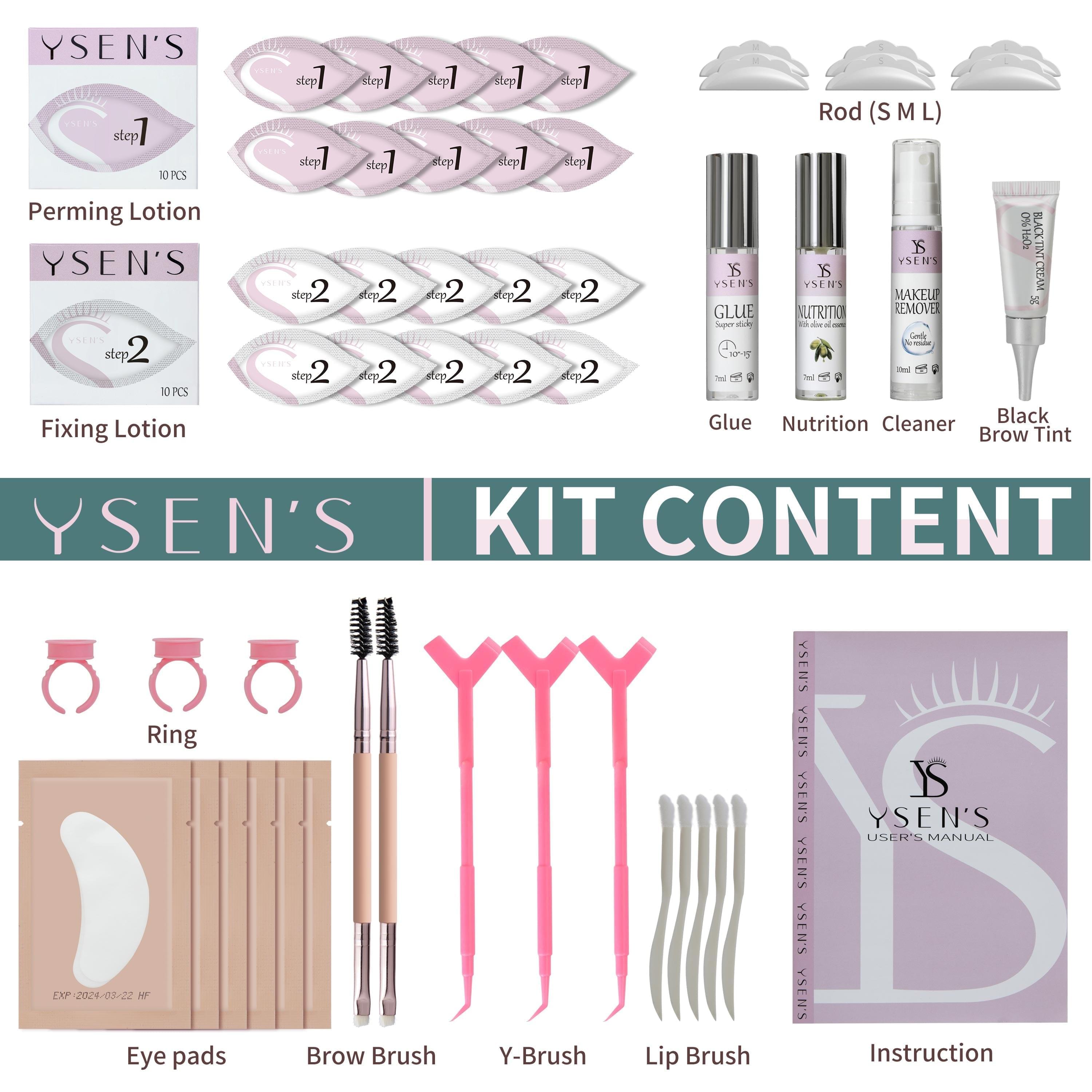 Ysen's Lash Lift and Tint Basic Kit